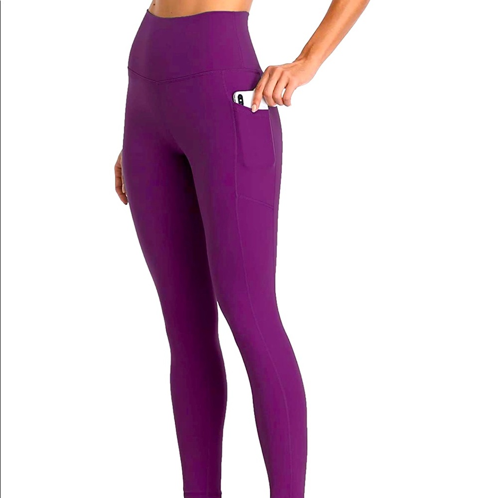 SOLD Colorfulkoala high waist 7/8 leggings with pockets